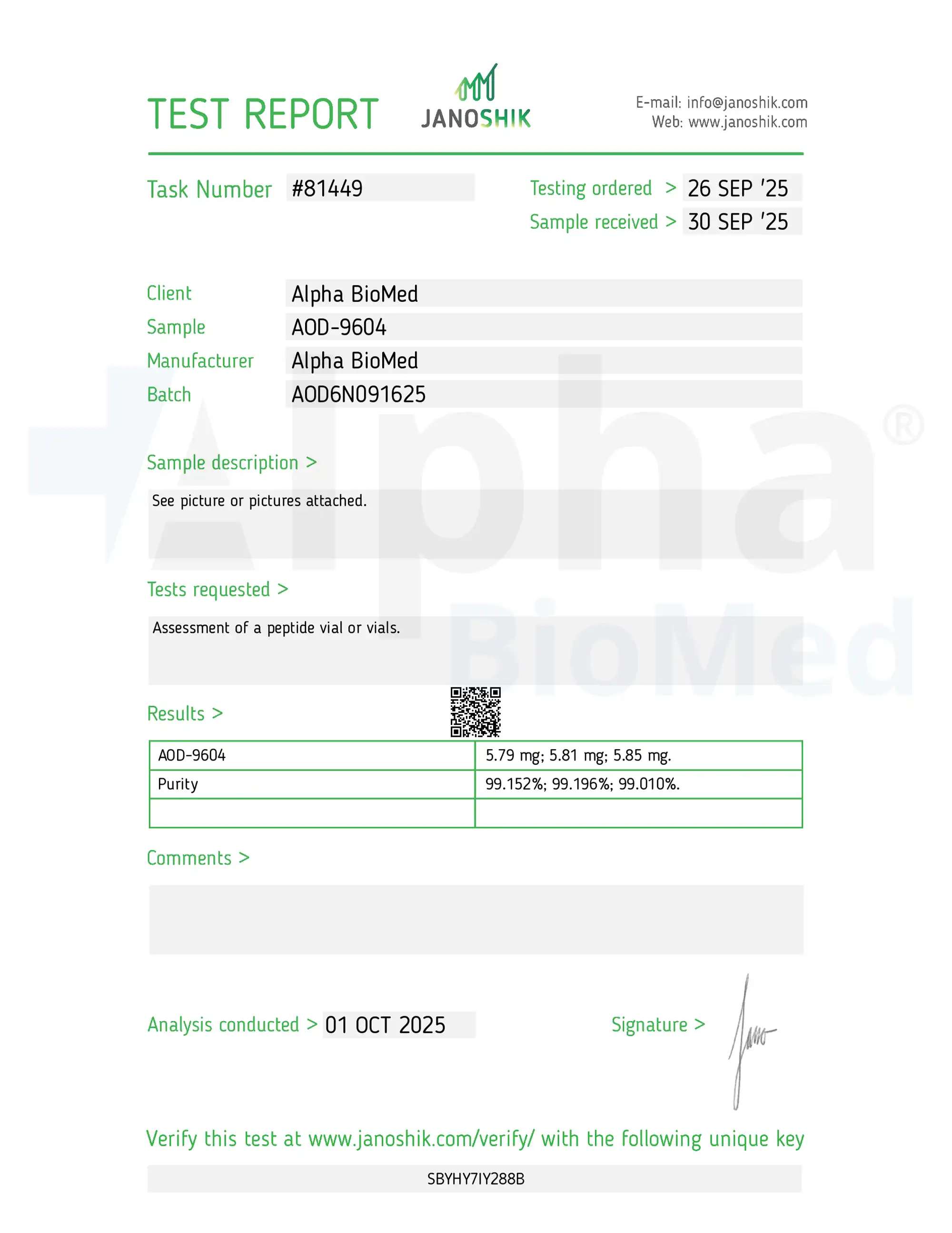 AOD 9604 (6mg) - Image 2