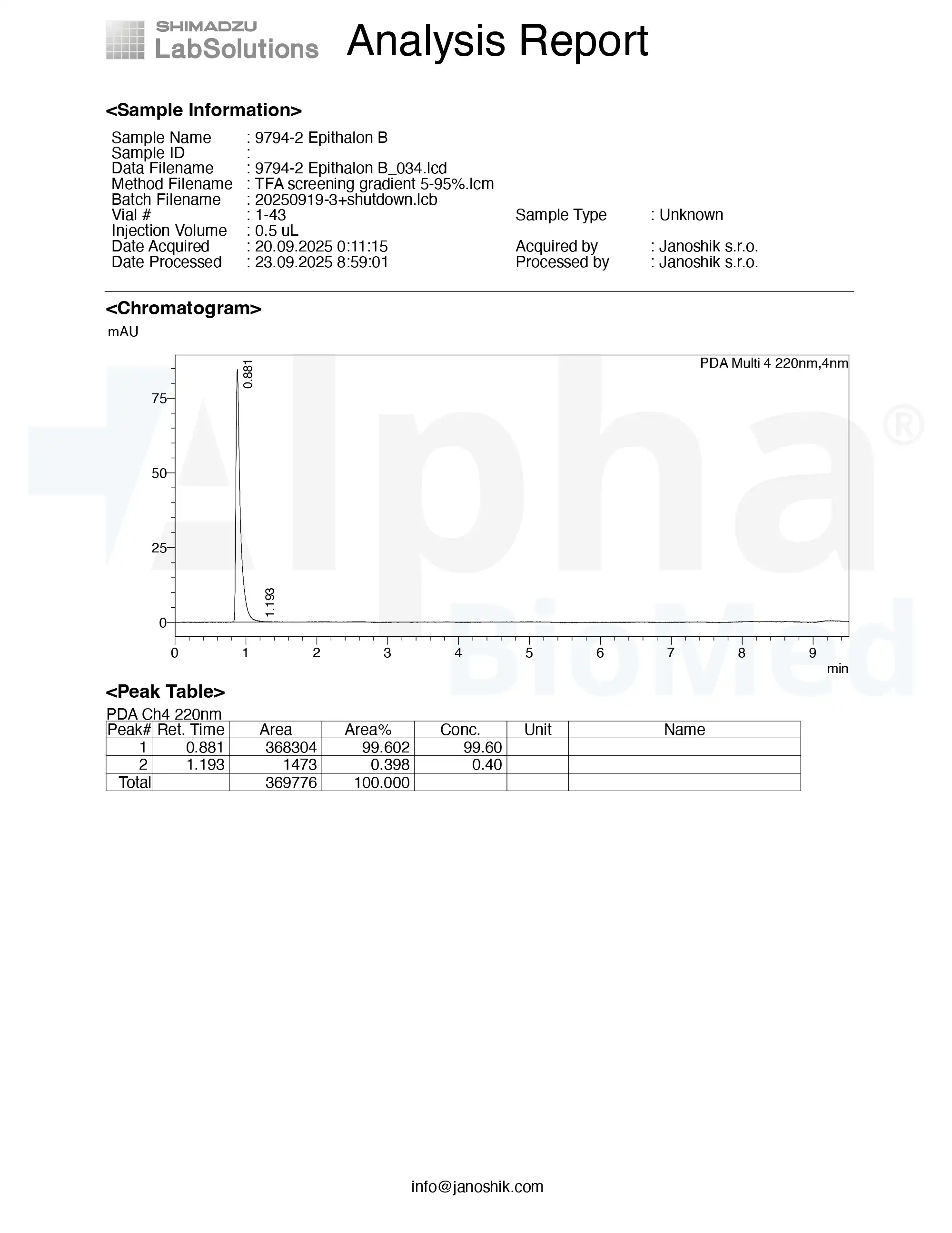 Epithalon (10mg) - Image 3