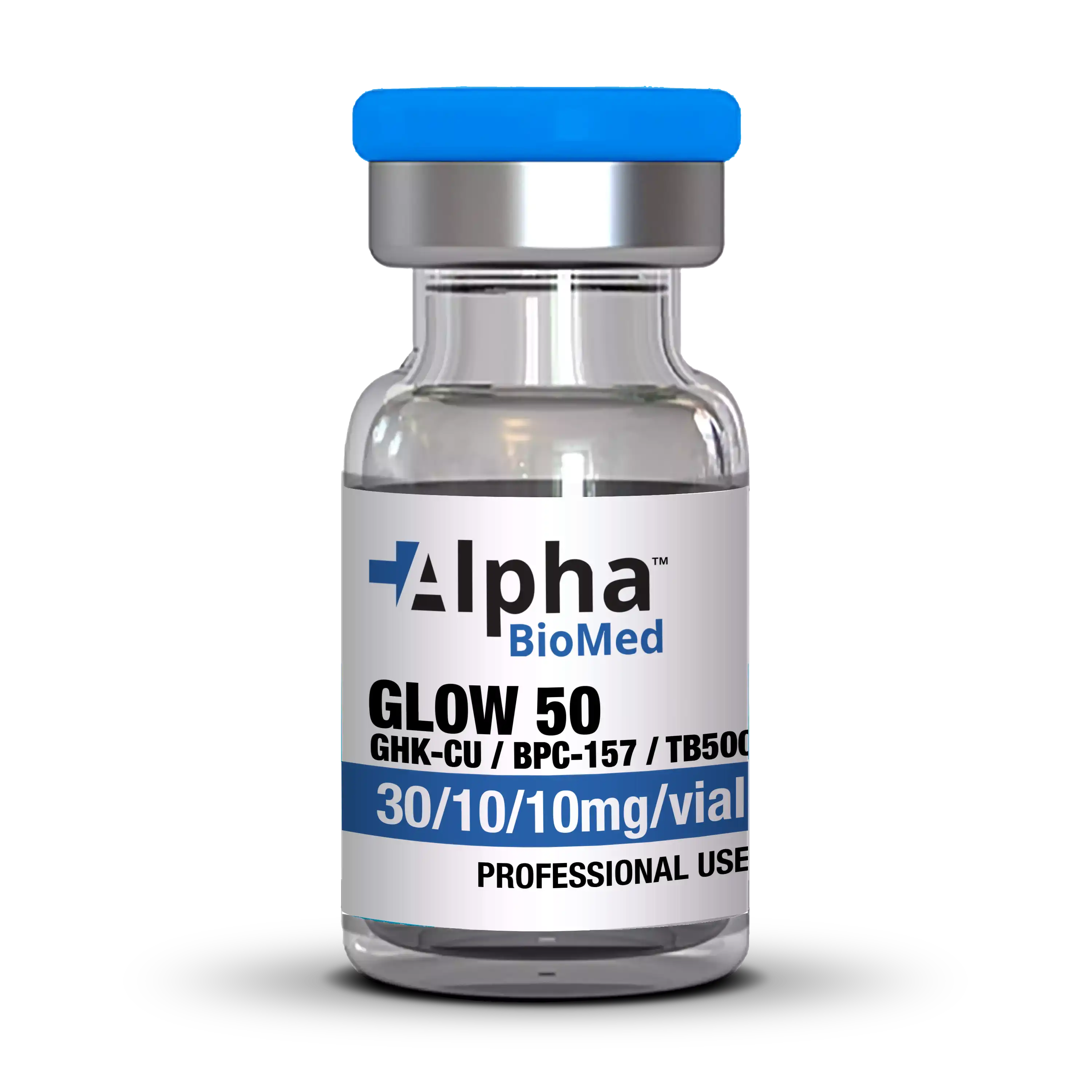 GLOW 50 - GHK-Cu (30mg) / BPC-157 (10mg) / TB500 (10mg)