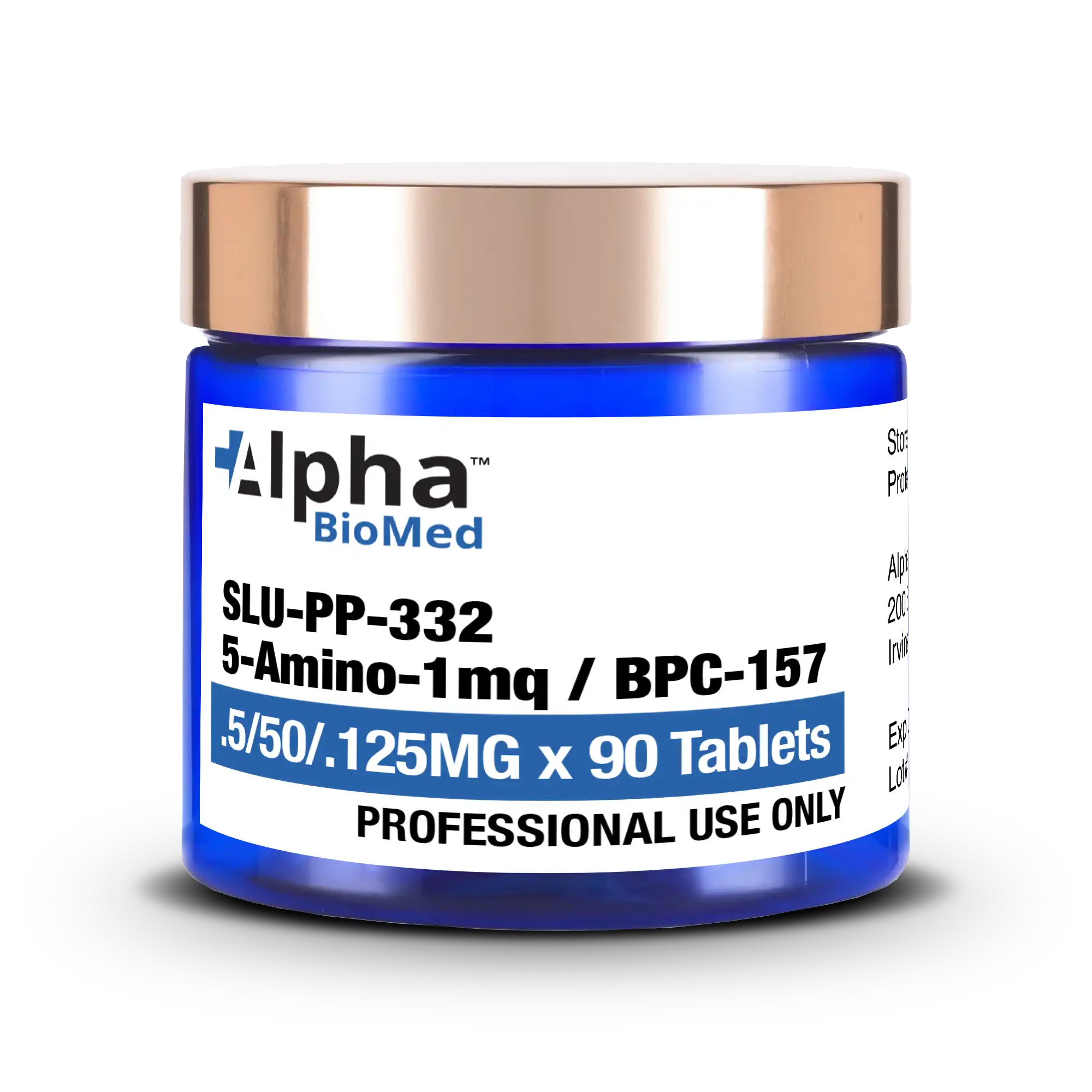 SLU-PP-332 (500mcg) / 5-Amino-1MQ (50mg) / BPC-157 (125mcg) Tri-Compound Oral Research Formulation x 90 Tablets